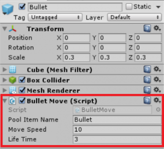 add bulletmove script