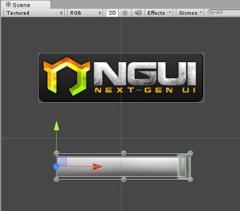 uislider widget and uisprite widget