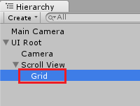 create an uigrid widget