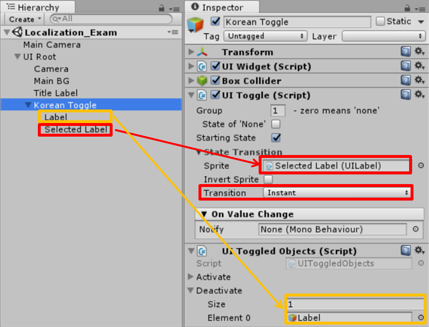 complete toggle tab button