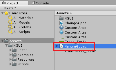 import downloaded font