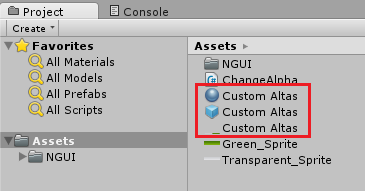 three files used by atlas