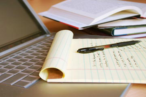 hand writing memo